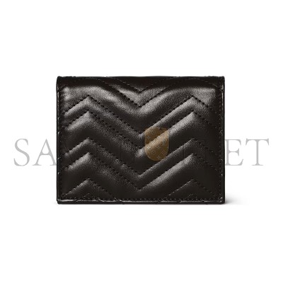 GUCCI GG MARMONT CARD CASE WALLET 466492 (17.5*11cm) GUCCI GG MARMONT CARD CASE WALLET 466492 (17.5*11cm)